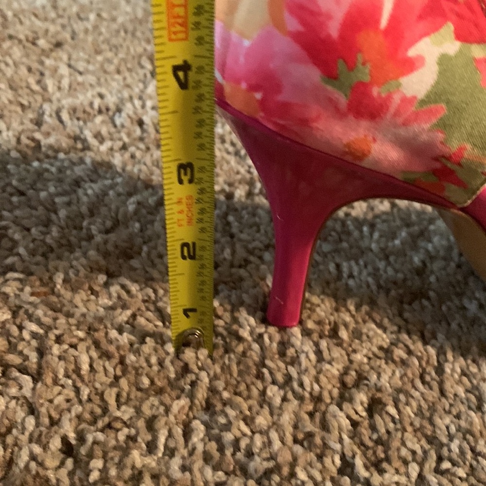 Anne Klein Floral Print Heels - Picture 5 of 9